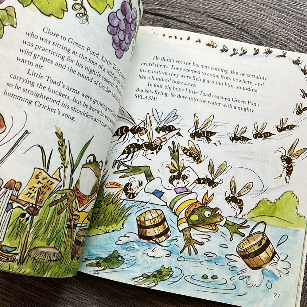 VINTAGE golden book, Little Toad to the Rescue, a kids paperback 1970βs - Picture 13 of 17